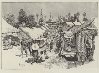 The Burmah Expedition, Principal Street in Bhamo
